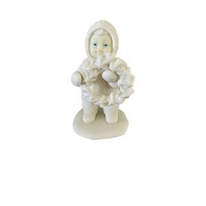 Vintage Dept 56 Snowbabies Figurine “I Made This Just for You”